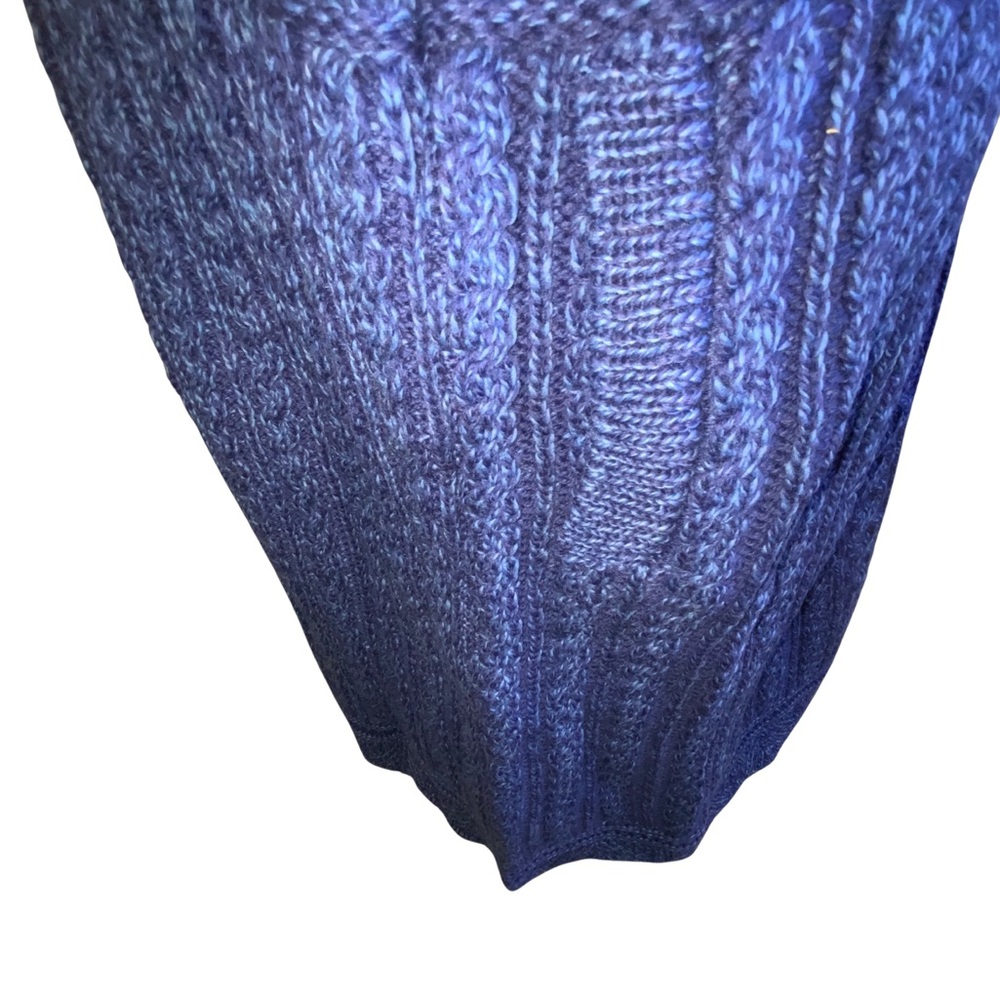 Aran Crafts Blue Women's Cardigan Sweater - Picture 12 of 12